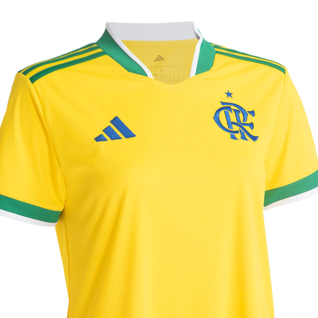 Jersey Flamengo 2026/27 World Cup Fan - Women's Yellow Green