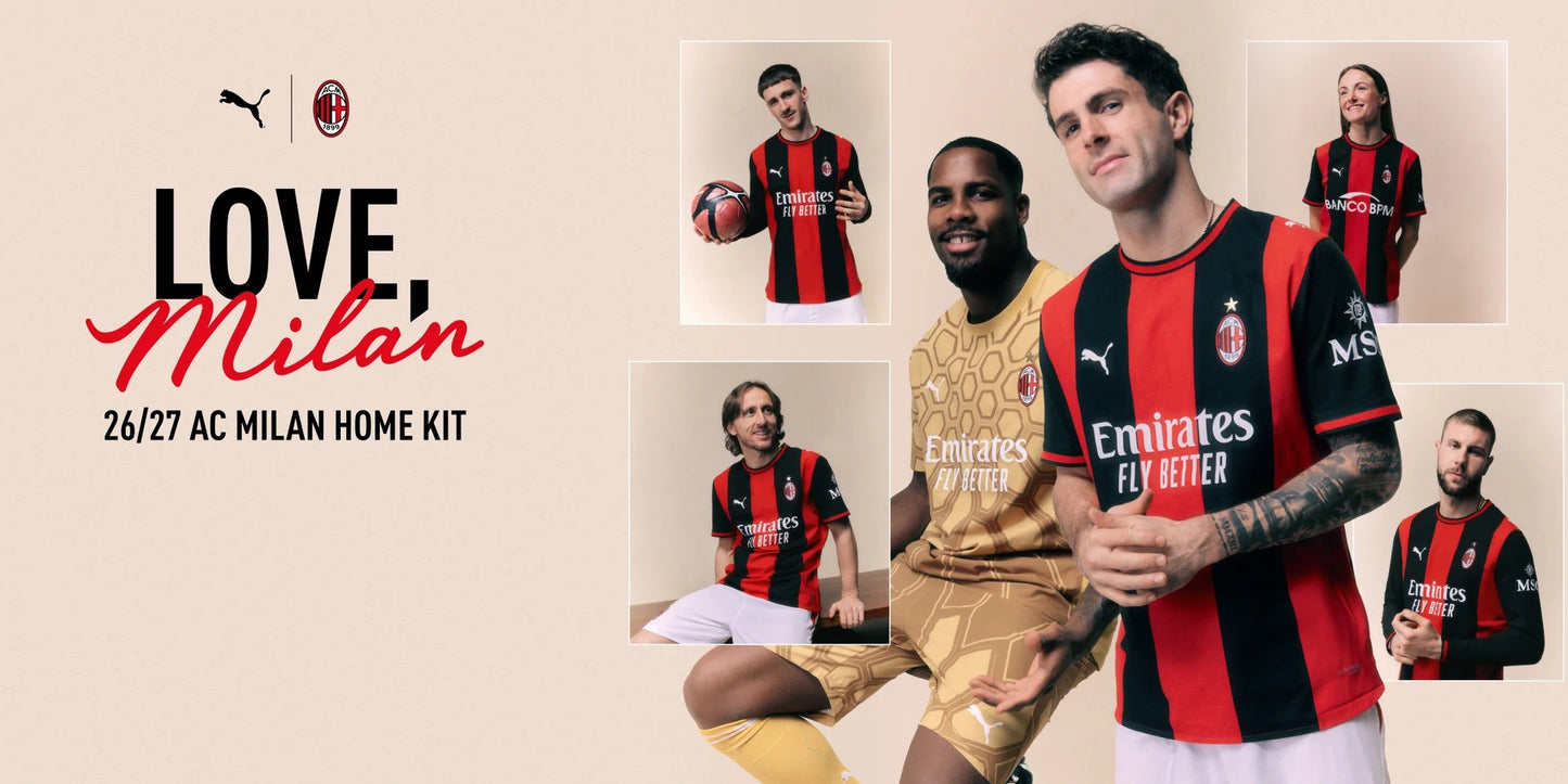 Jersey AC Milan 2026/27 I Home Fan