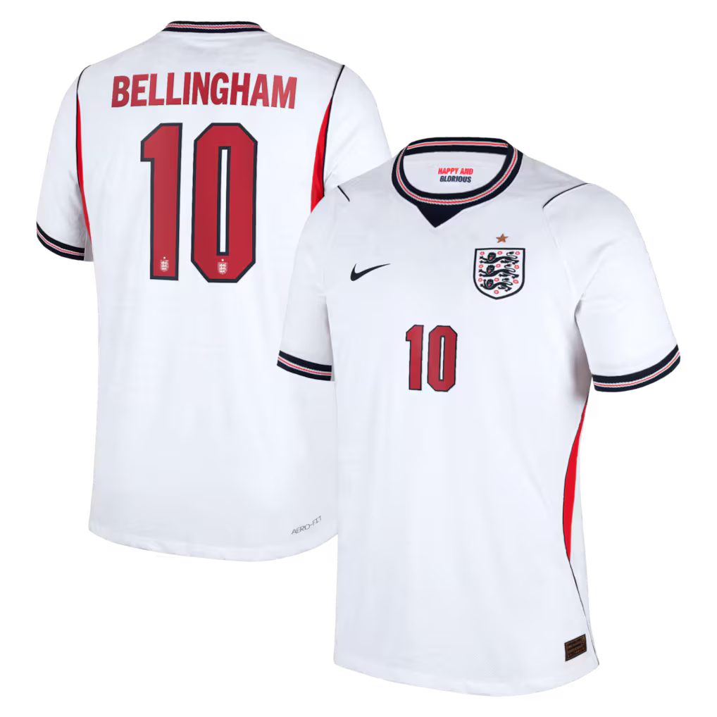 Jersey England 2026 World Cup II Home Fan - Bellingham #10
