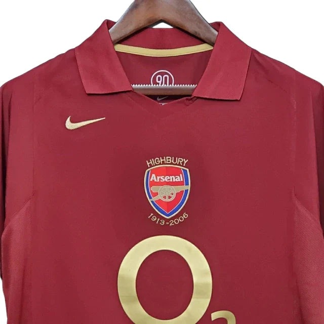 Arsenal 2005/06 Burgundy Retro