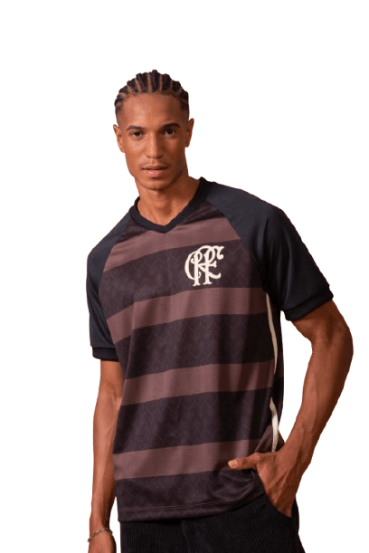 Jersey Flamengo 2025/26 Diamante Negro Braziline Fan