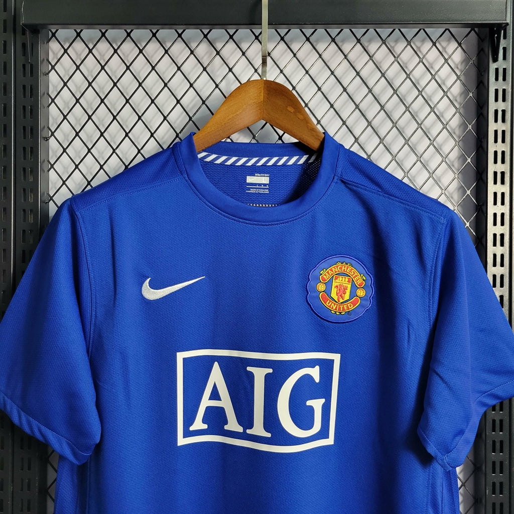 Manchester United 2007/08 Blue Retro
