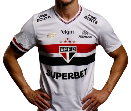 Jersey Sao Paulo 2025/26 I Fan With Sponsors