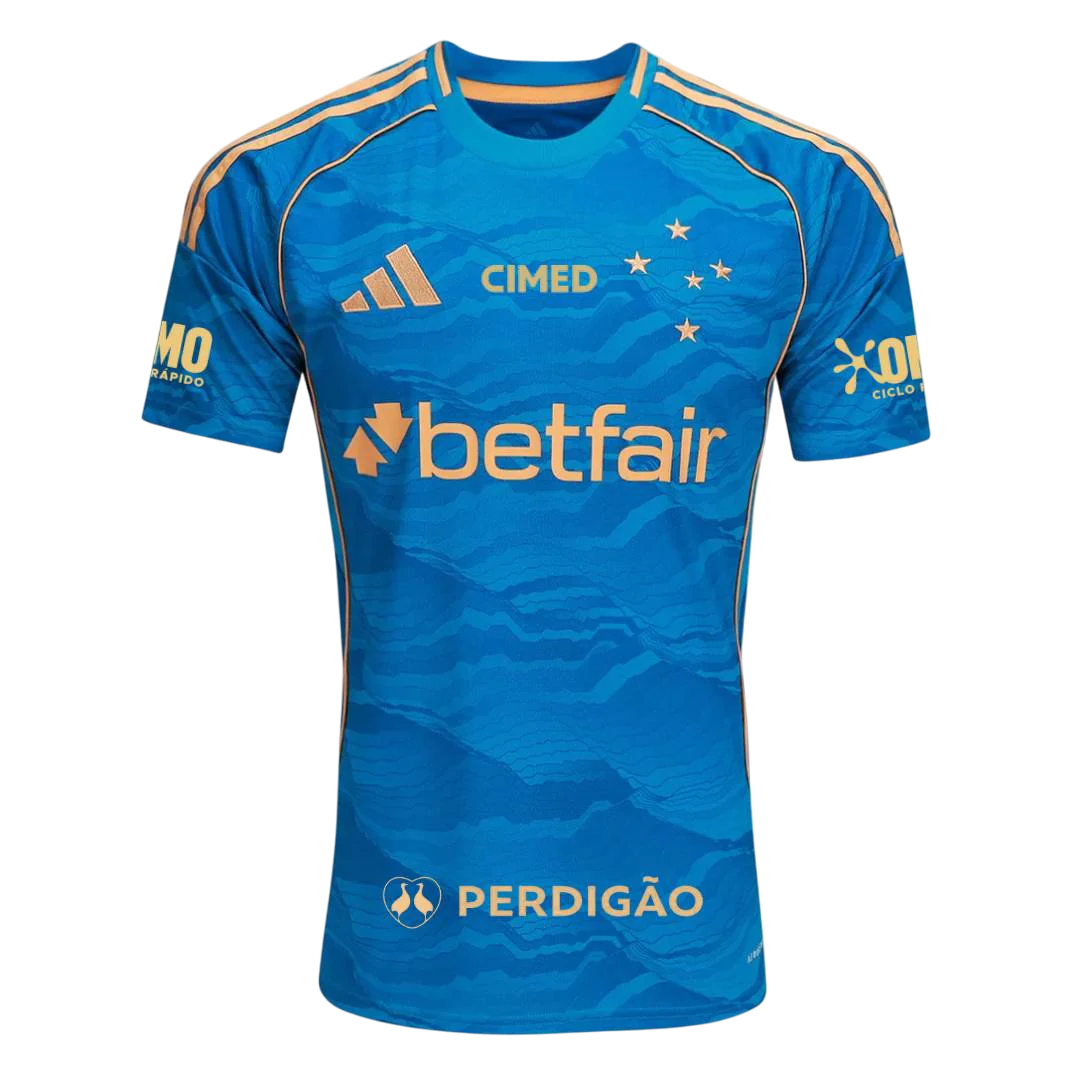 Jersey Cruzeiro 2025/26 III Fan With Sponsors
