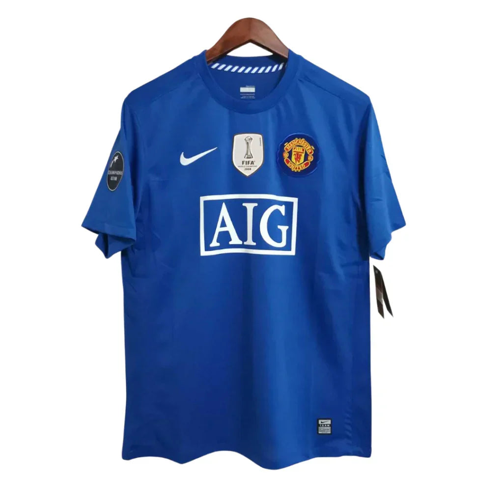 Manchester United 2007/08 Blue Retro