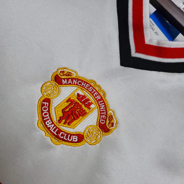Manchester United 1985 White Retro