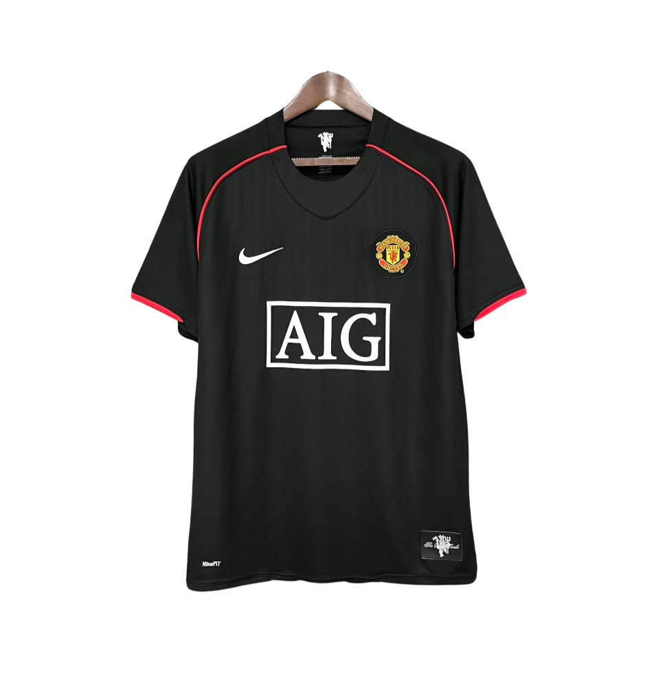 Manchester United 2007/08 Third Black Retro