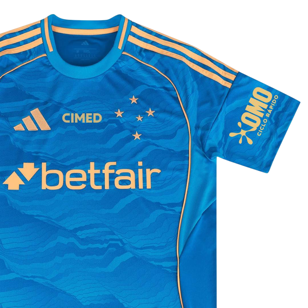 Jersey Cruzeiro 2025/26 III Fan With Sponsors