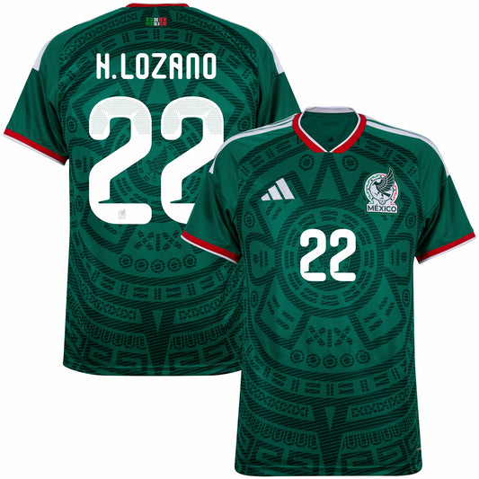 Jersey Mexico 2026 World Cup I Home Fan - H. Lozano #22