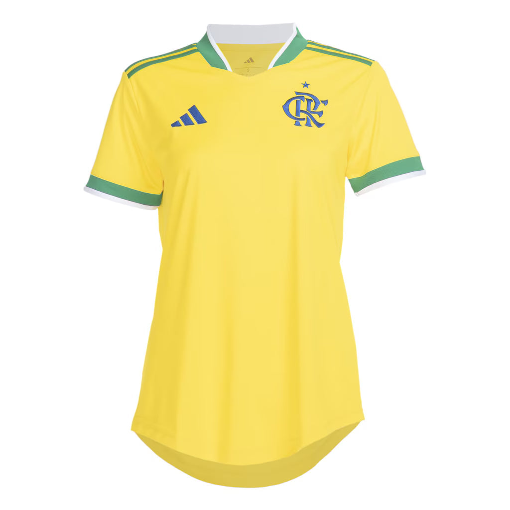 Jersey Flamengo 2026/27 World Cup Fan - Women's Yellow Green
