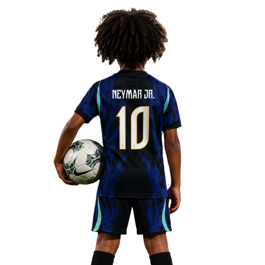 Brazil 2026 World Cup II Away - Kids Kit #NEYMAR JR - 10