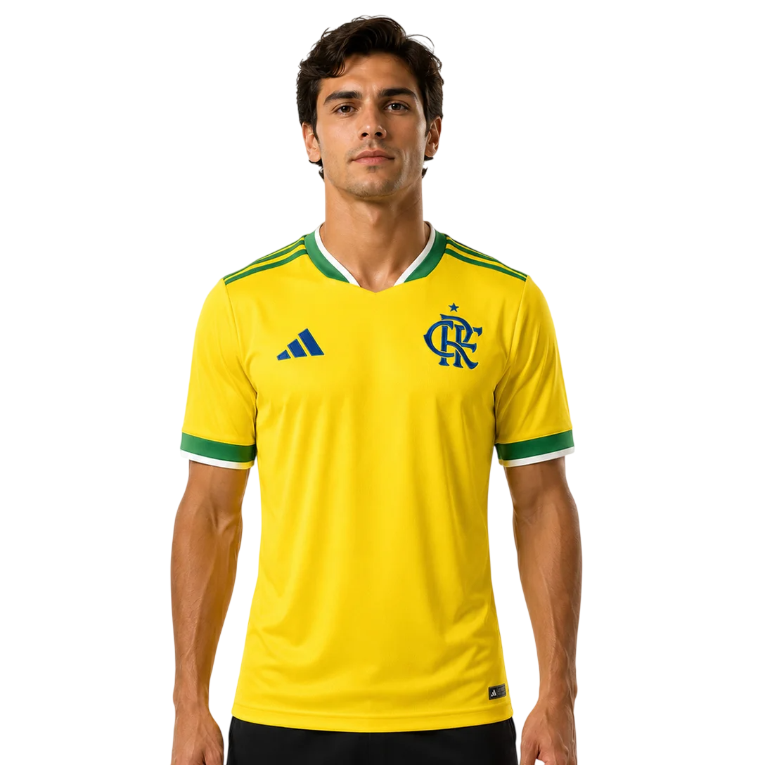 Jersey Flamengo 2026/27 World Cup Fan - Yellow Green