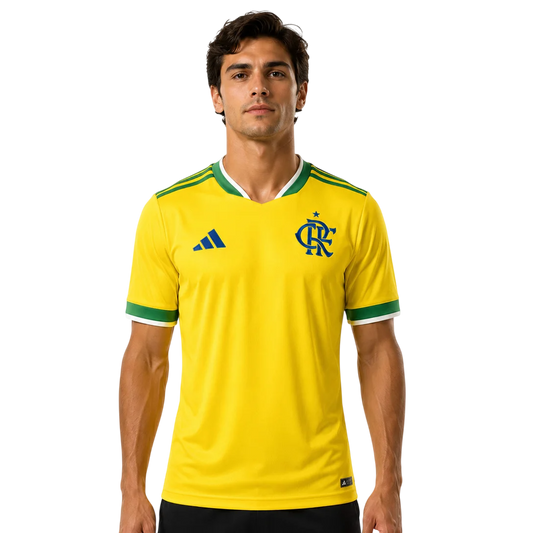 Jersey Flamengo 2026/27 World Cup Fan - Yellow Green