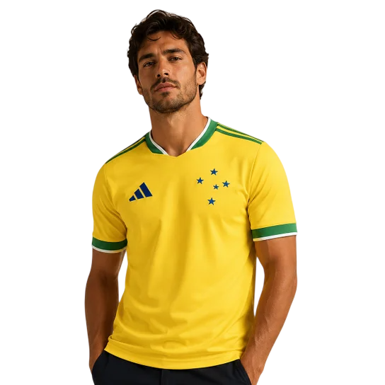 Jersey Cruzeiro 2026/27 World Cup Fan - Yellow Green