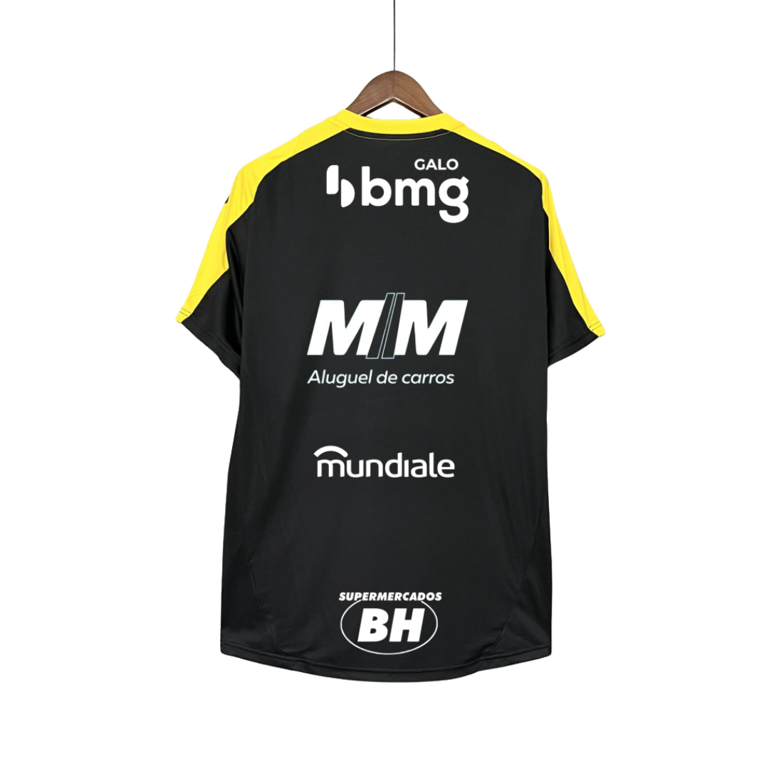 Jersey Training Atletico Mineiro 2025/26 Black With Sponsors