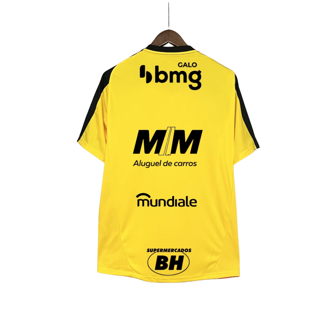 Jersey Training Atletico Mineiro 2025/26 Yellow With Sponsors
