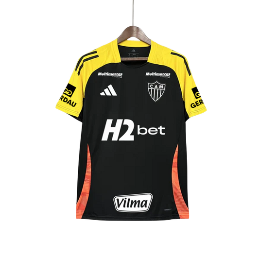 Jersey Training Atletico Mineiro 2025/26 Black With Sponsors