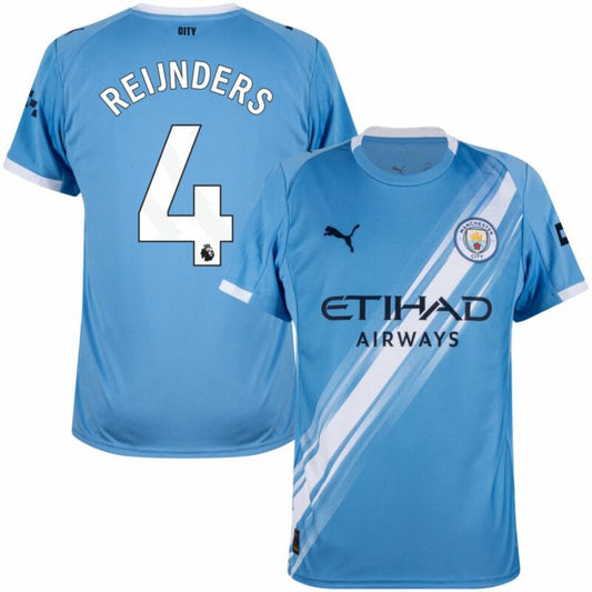 Manchester City 2025/26 Home Reijnders 4 Fan Jersey