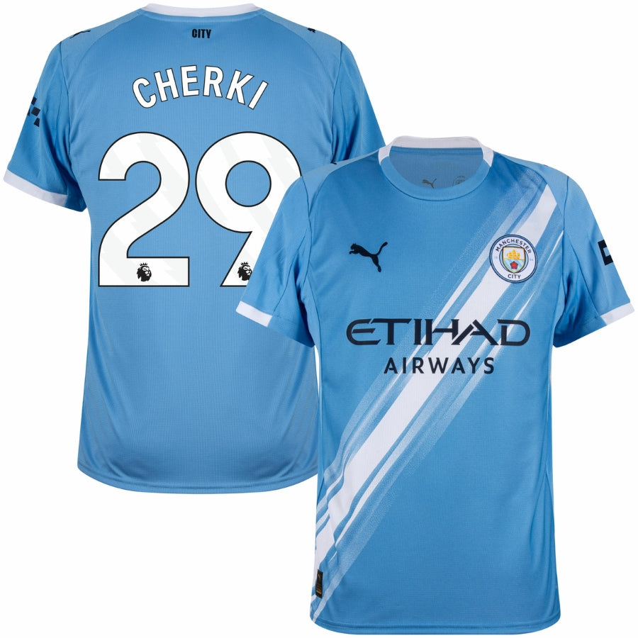 Manchester City Home Cherki 29 2025/26 Frente