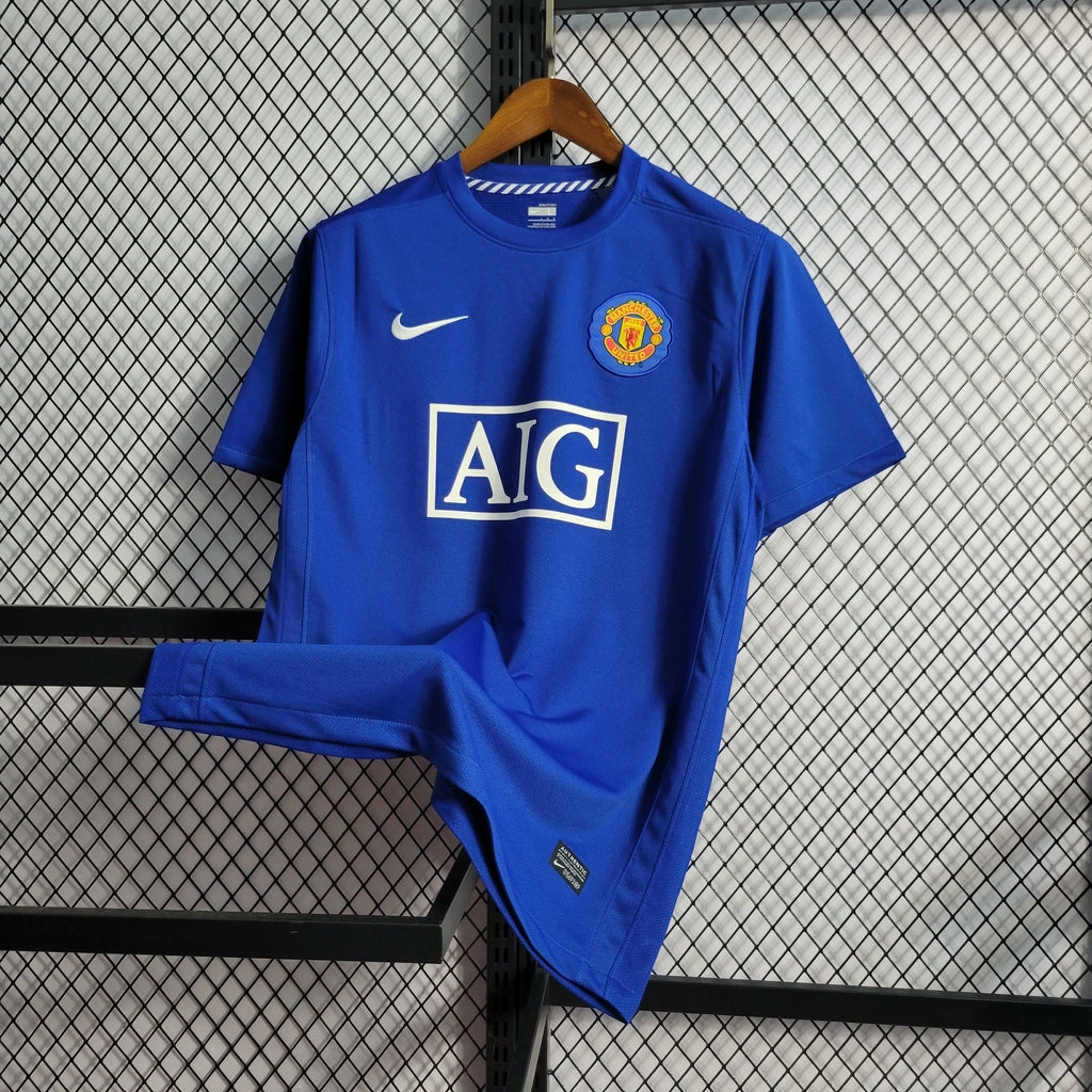 Manchester United 2007/08 Blue Retro