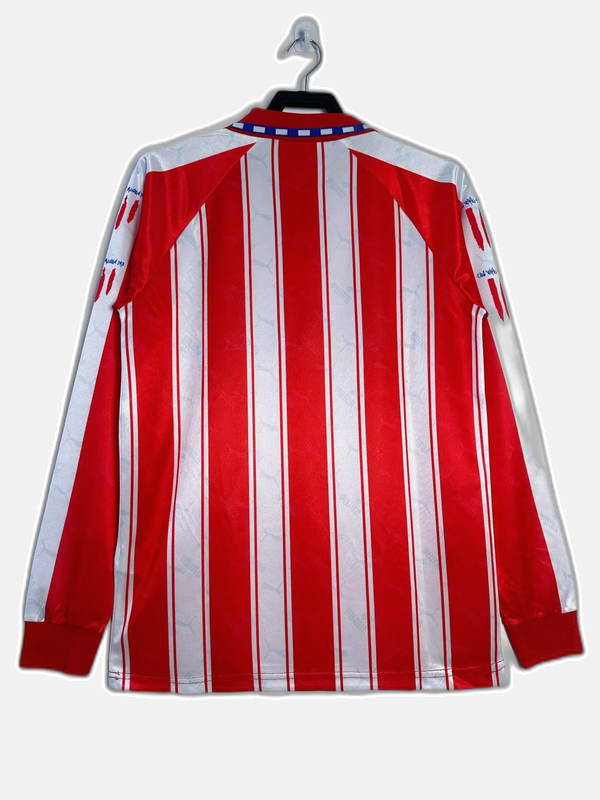 Atletico Madrid 1994/95 Home Long Sleeve Retro Jersey