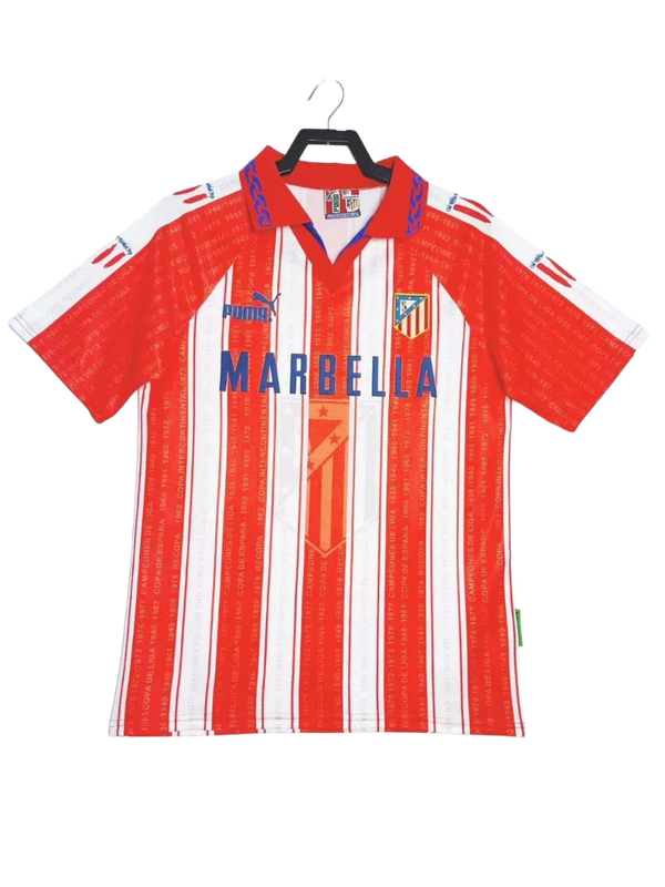 Atletico Madrid 1995/96 Home Retro Jersey