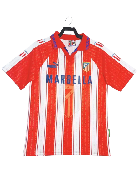 Atletico Madrid 1995/96 Home Retro Jersey