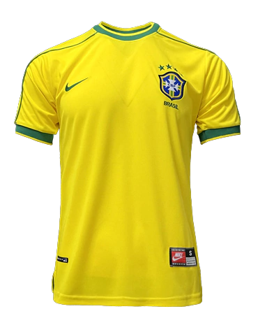 Jersey Brazil 1998 Home Retro