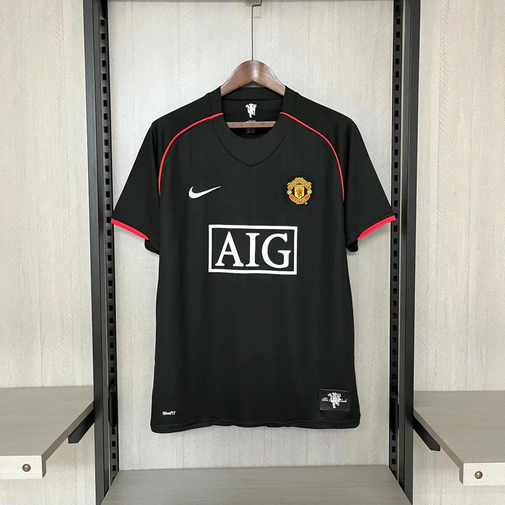 Manchester United 2007/08 Third Black Retro