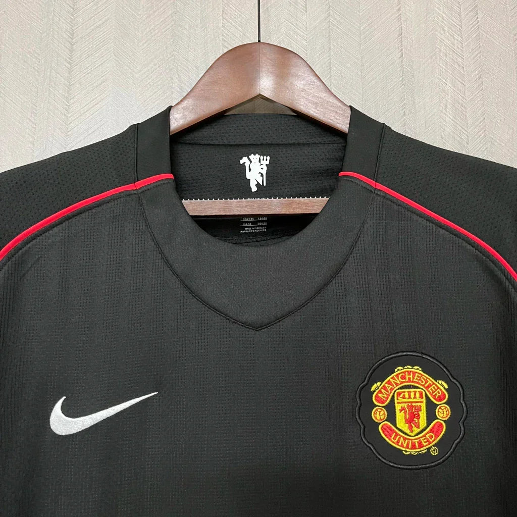 Manchester United 2007/08 Third Black Retro