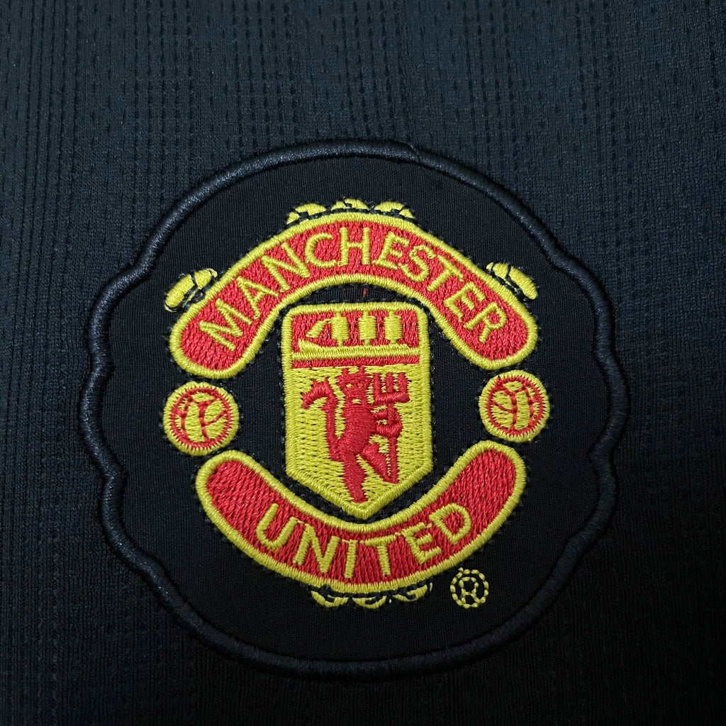 Manchester United 2007/08 Third Black Retro