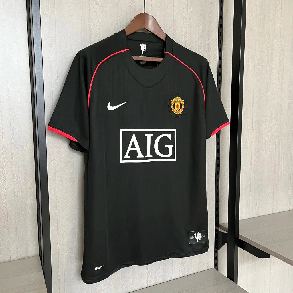 Manchester United 2007/08 Third Black Retro