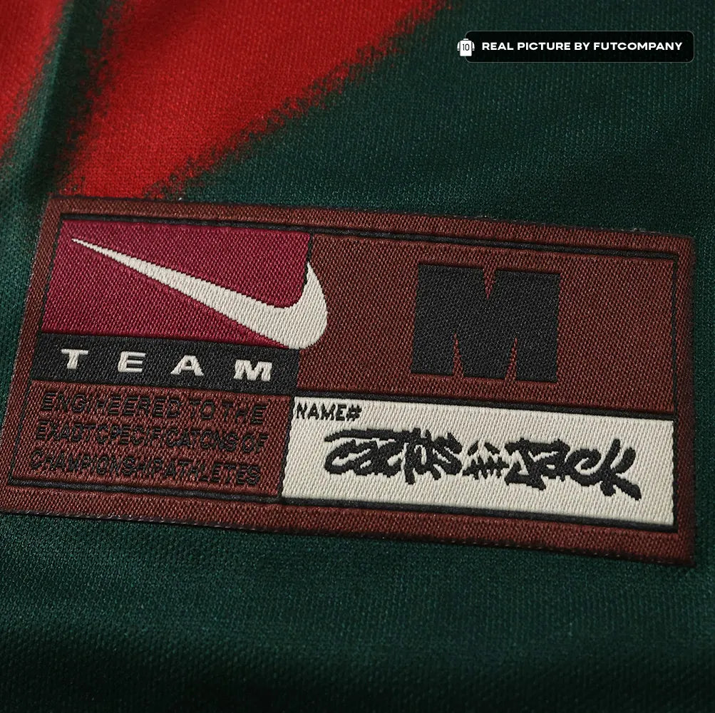 Jersey Retro Mexico Travis Scott Cactus Jack x Nike Total 90
