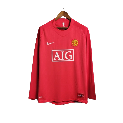 Manchester United 2007/08 Longsleeve Red Retro