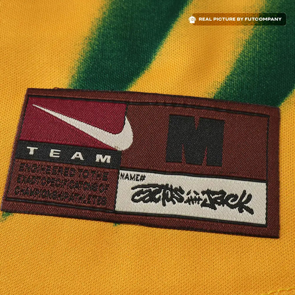 Jersey Retro Brazil Travis Scott Cactus Jack x Nike Total 90