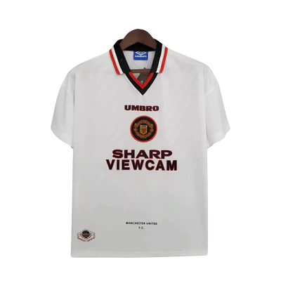 Manchester United 1996/97 White Retro