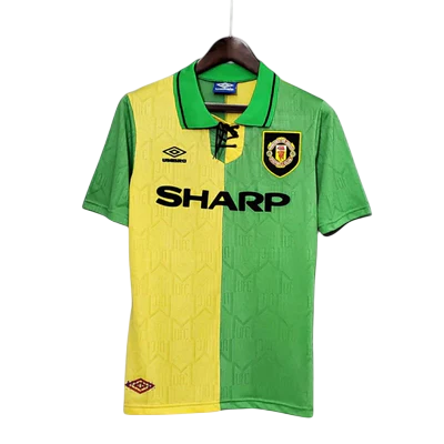 Manchester United 1992/94 Green and Yellow Retro