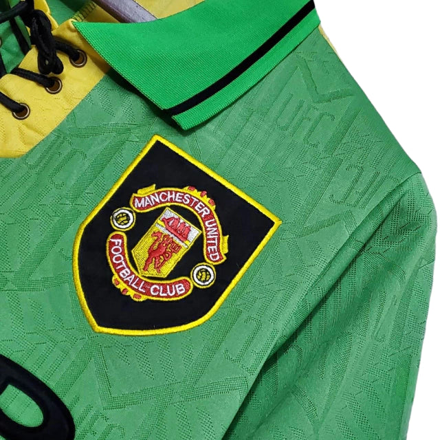 Manchester United 1992/94 Green and Yellow Retro