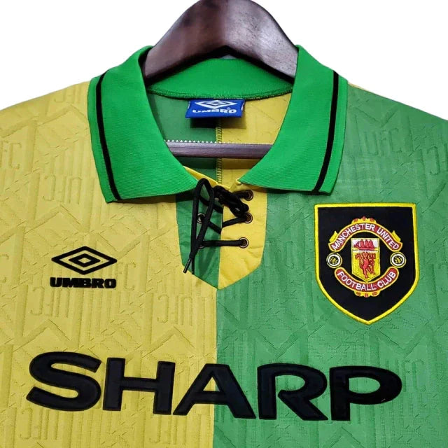 Manchester United 1992/94 Green and Yellow Retro