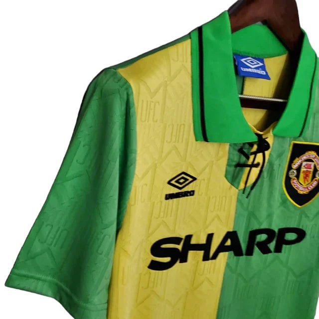 Manchester United 1992/94 Green and Yellow Retro