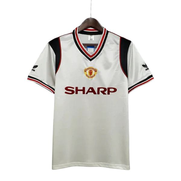 Manchester United 1985 White Retro
