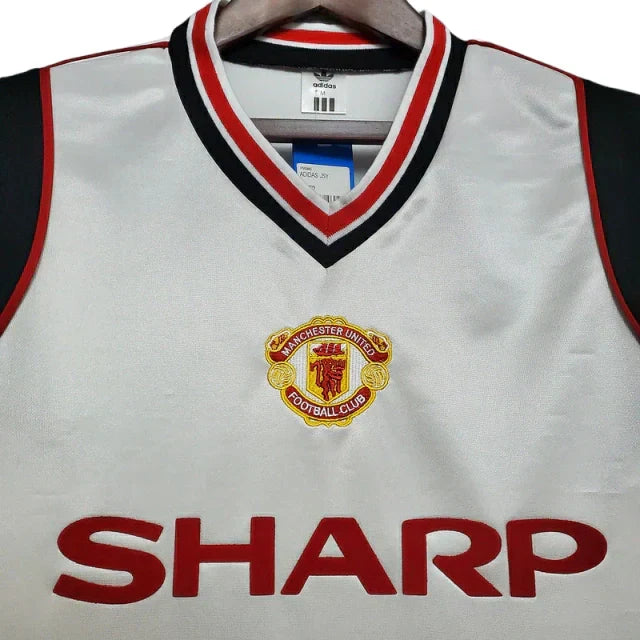 Manchester United 1985 White Retro