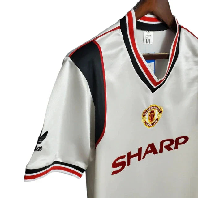 Manchester United 1985 White Retro