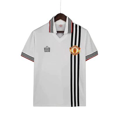 Manchester United 1975/80 White Retro