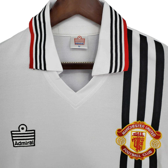 Manchester United 1975/80 White Retro