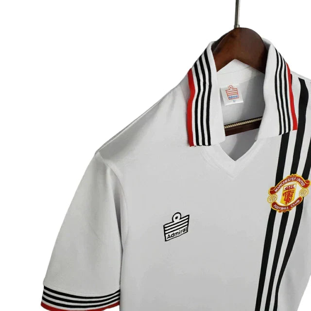 Manchester United 1975/80 White Retro