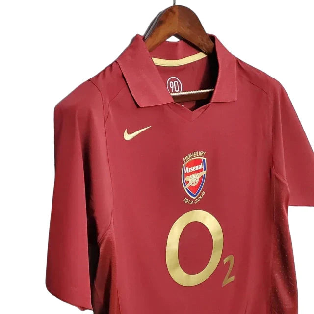 Arsenal 2005/06 Burgundy Retro