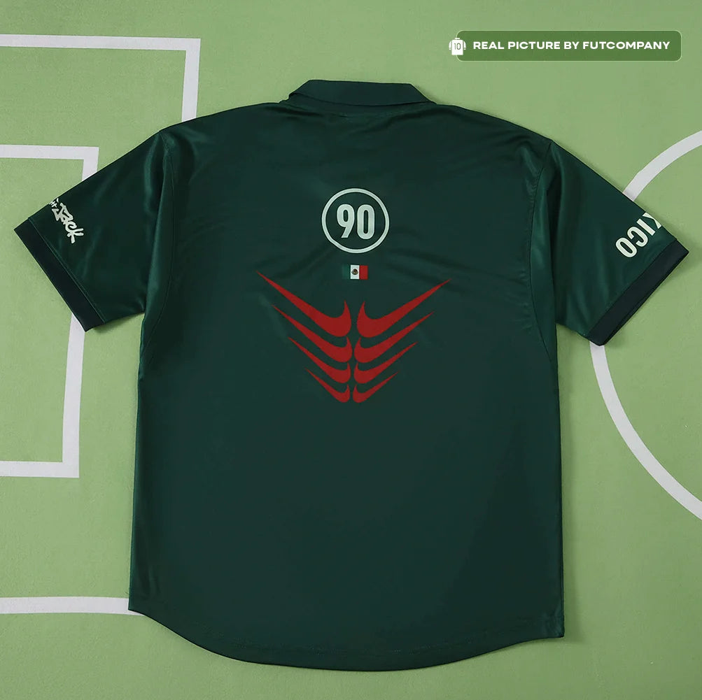 Jersey Retro Mexico Travis Scott Cactus Jack x Nike Total 90